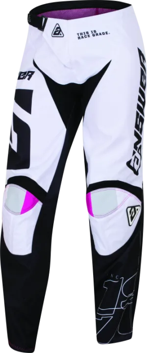 Answer 23 Syncron CC Pant Black/White/Rhodamine Womens - 14 Regular