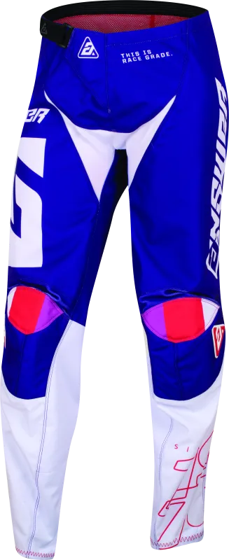 Answer 23 Syncron CC Pant Purple/White/Red Womens Size - 10R