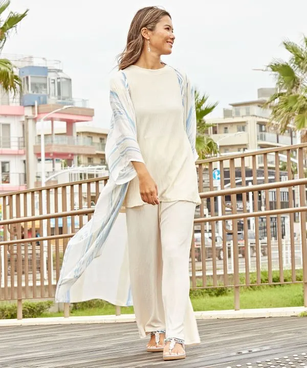 Beach Resort UV Maxi Kimono Cardigan