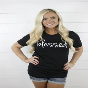 Blessed Crew Neck Tee