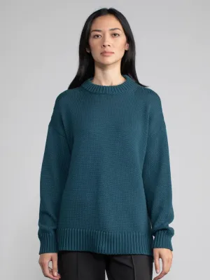 CHELSEA Crew Neck Sweater in Pine