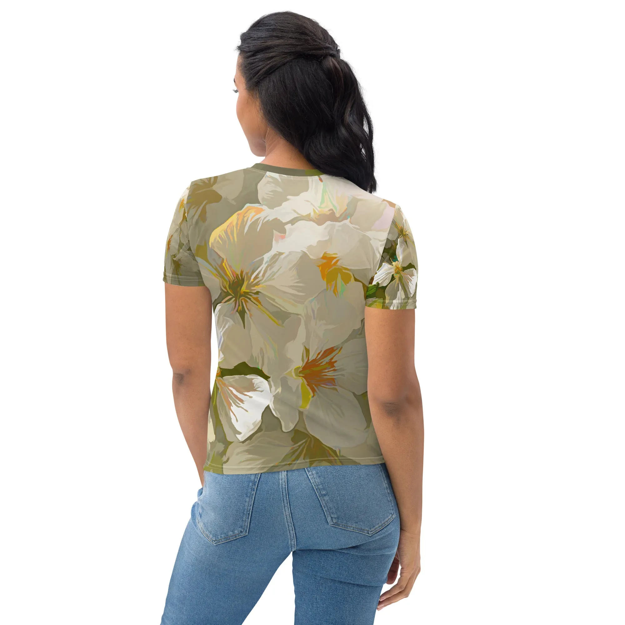 Cherry Blossom Women's Art T-shirt (with stretch!)