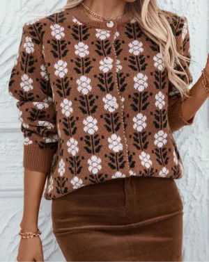 Coffee & Flowers Cardigan