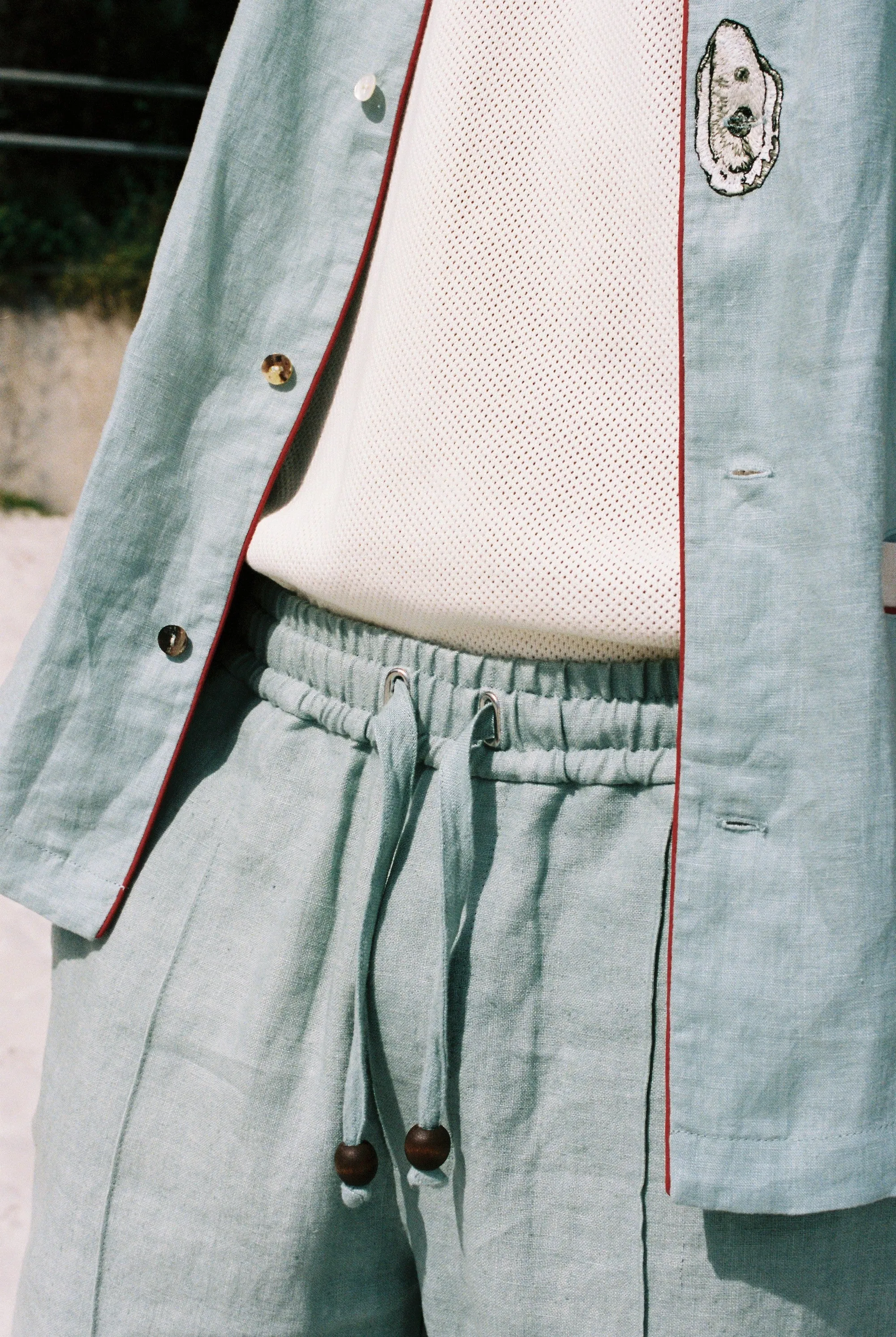 Easy-Going Pants (Hazy Blue Linen)