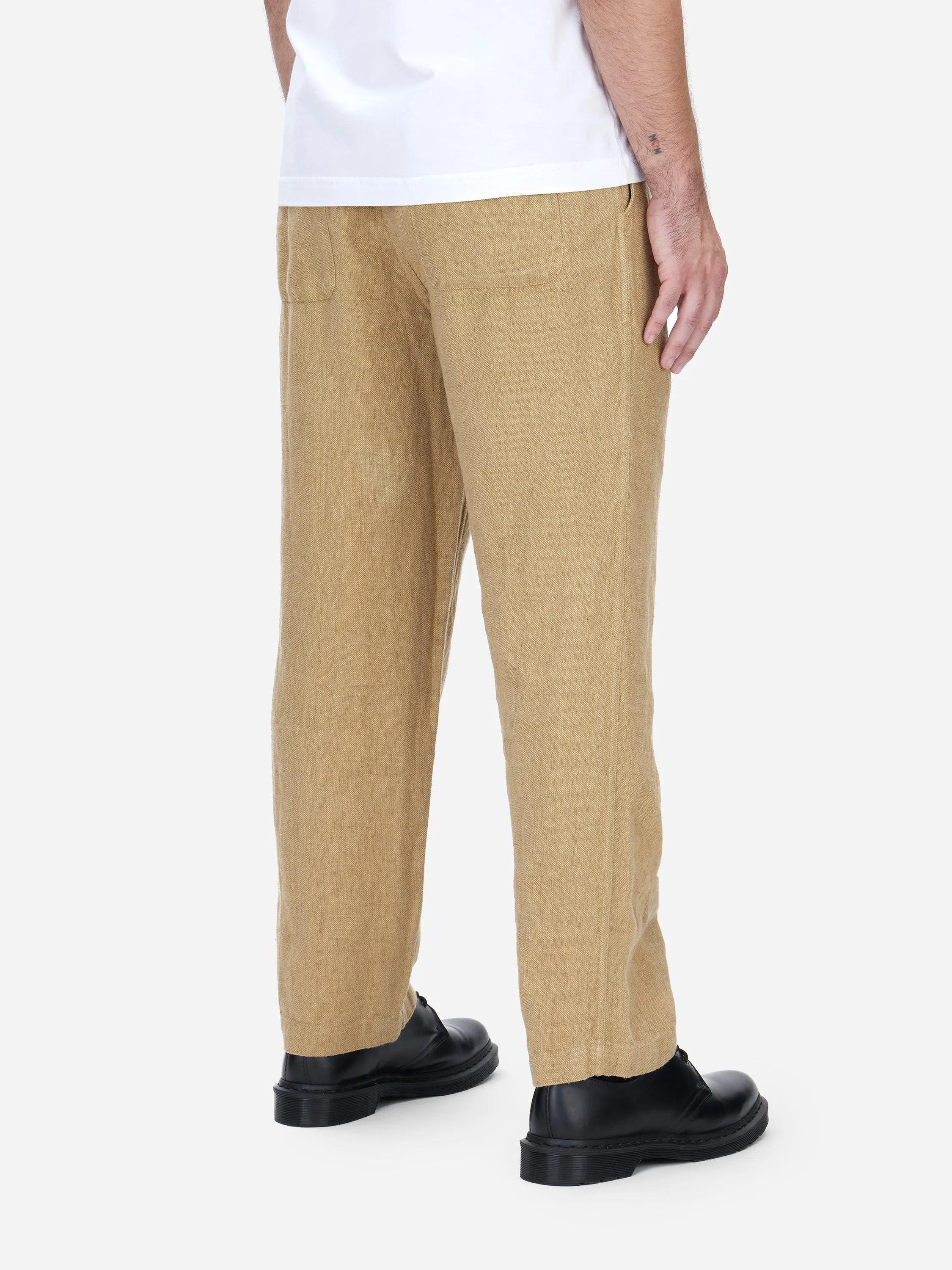 Easy Pants ~ Tan Hemp Canvas