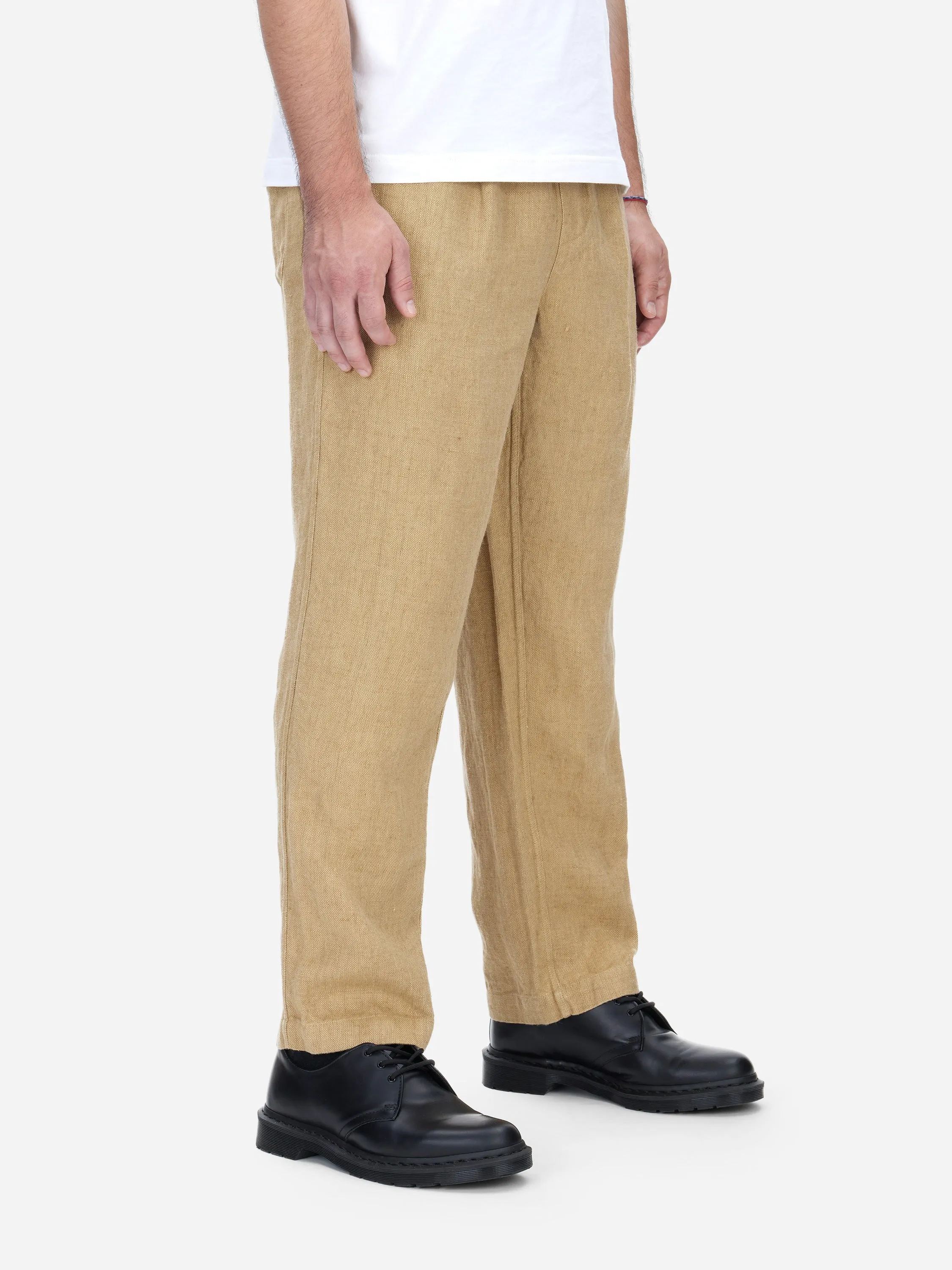 Easy Pants ~ Tan Hemp Canvas