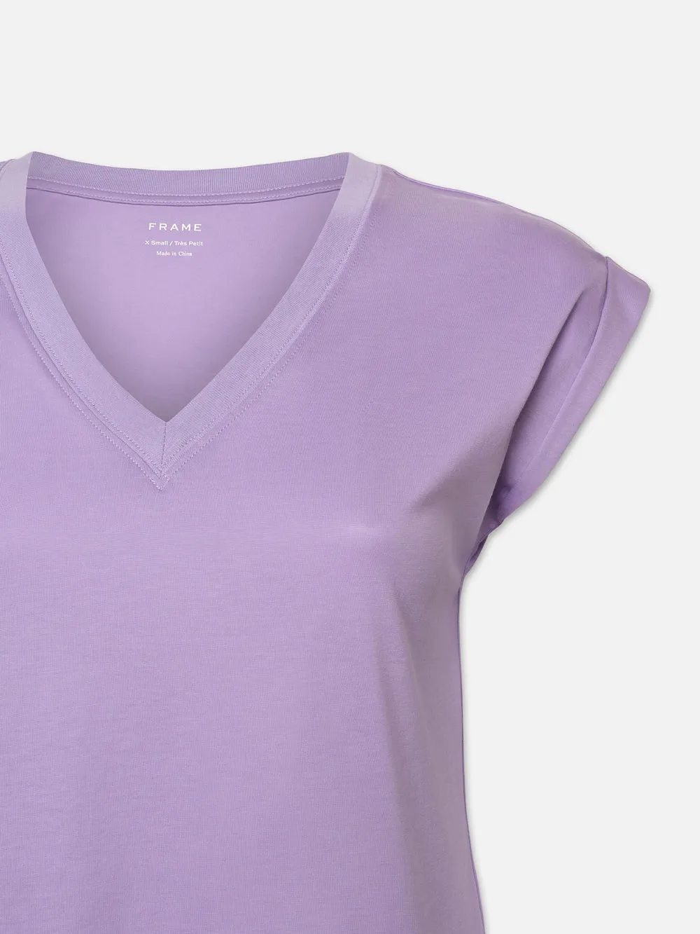 Easy V-Neck Tee -- Lilac