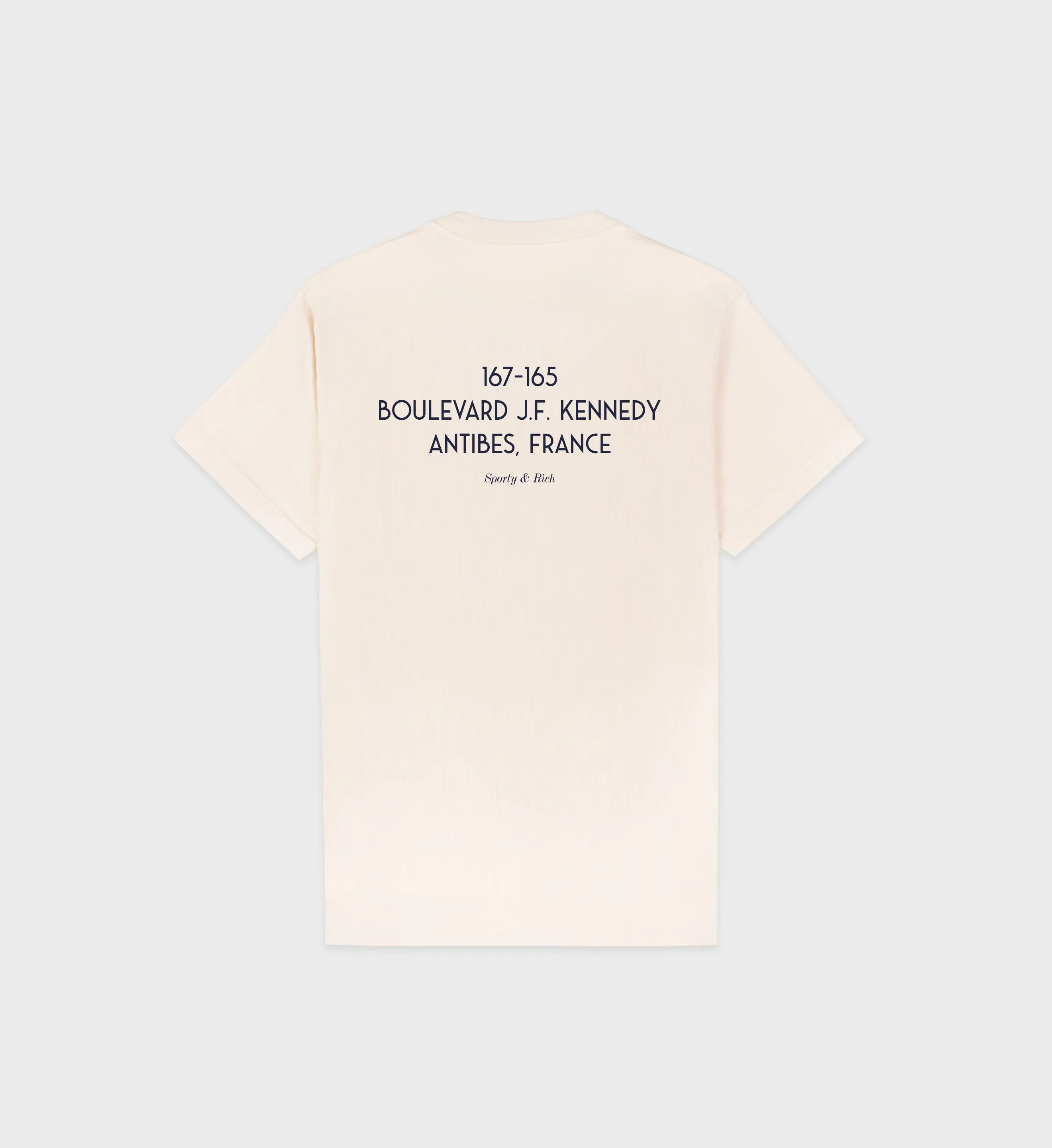 Eden Crest Kennedy T-Shirt - Cream/Navy