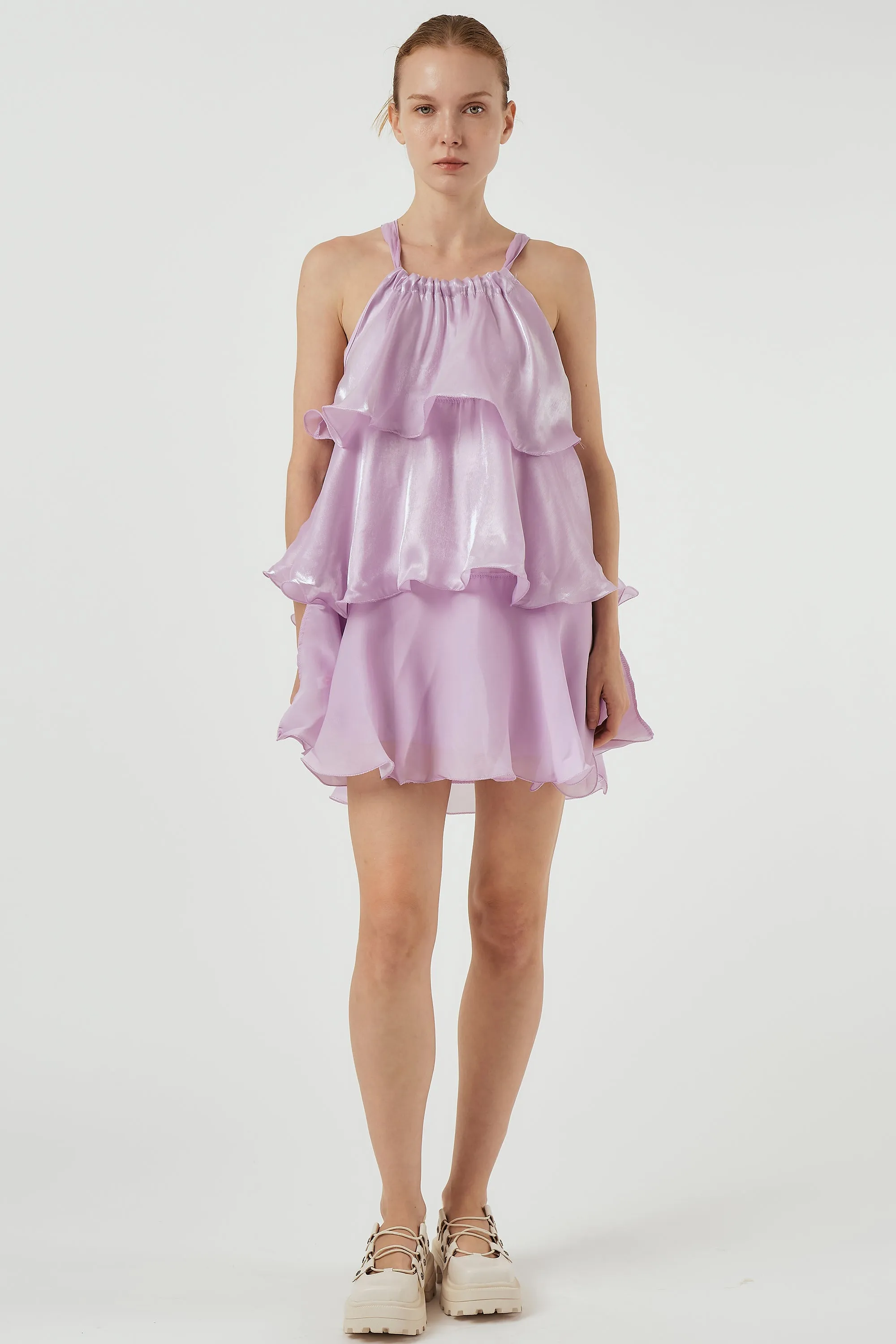 Ella Organza Tiered Dress