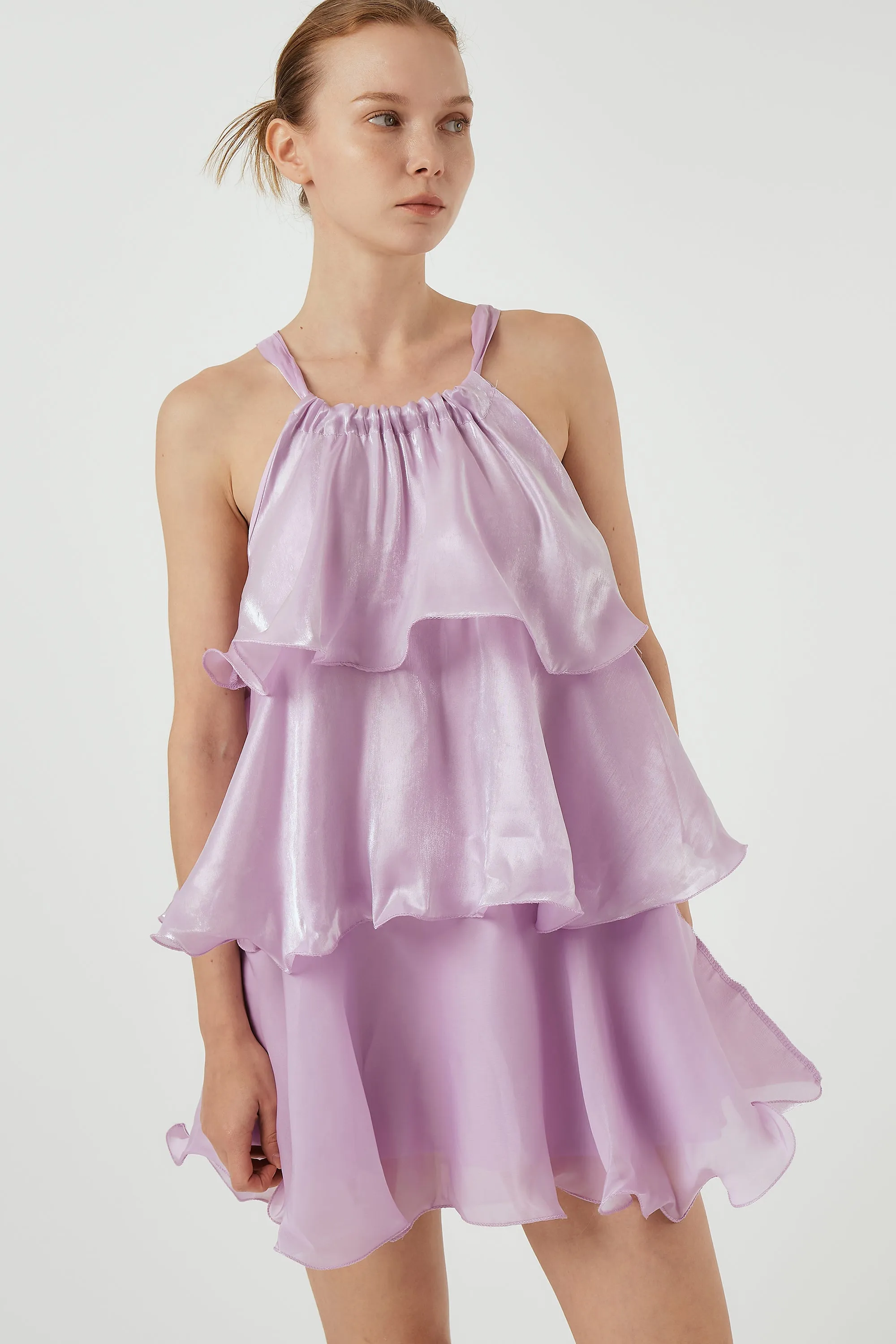 Ella Organza Tiered Dress