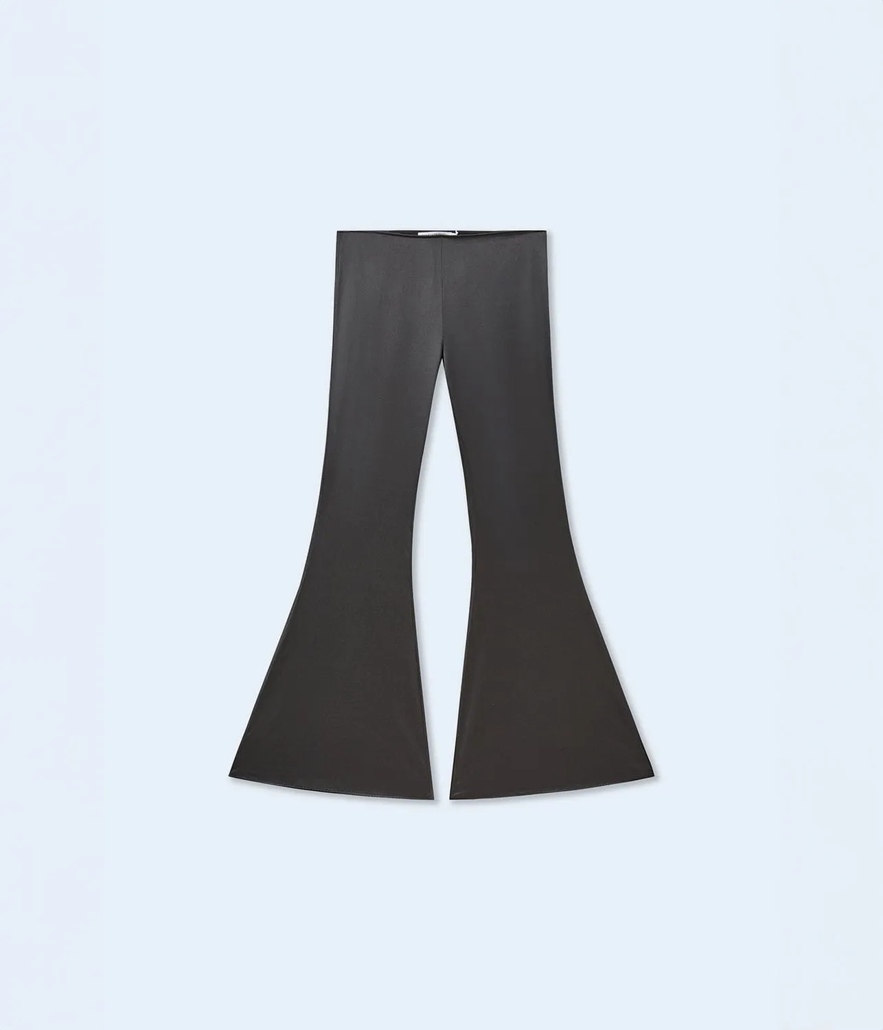 GABRIEL SILK FLARE PANT- BLACK