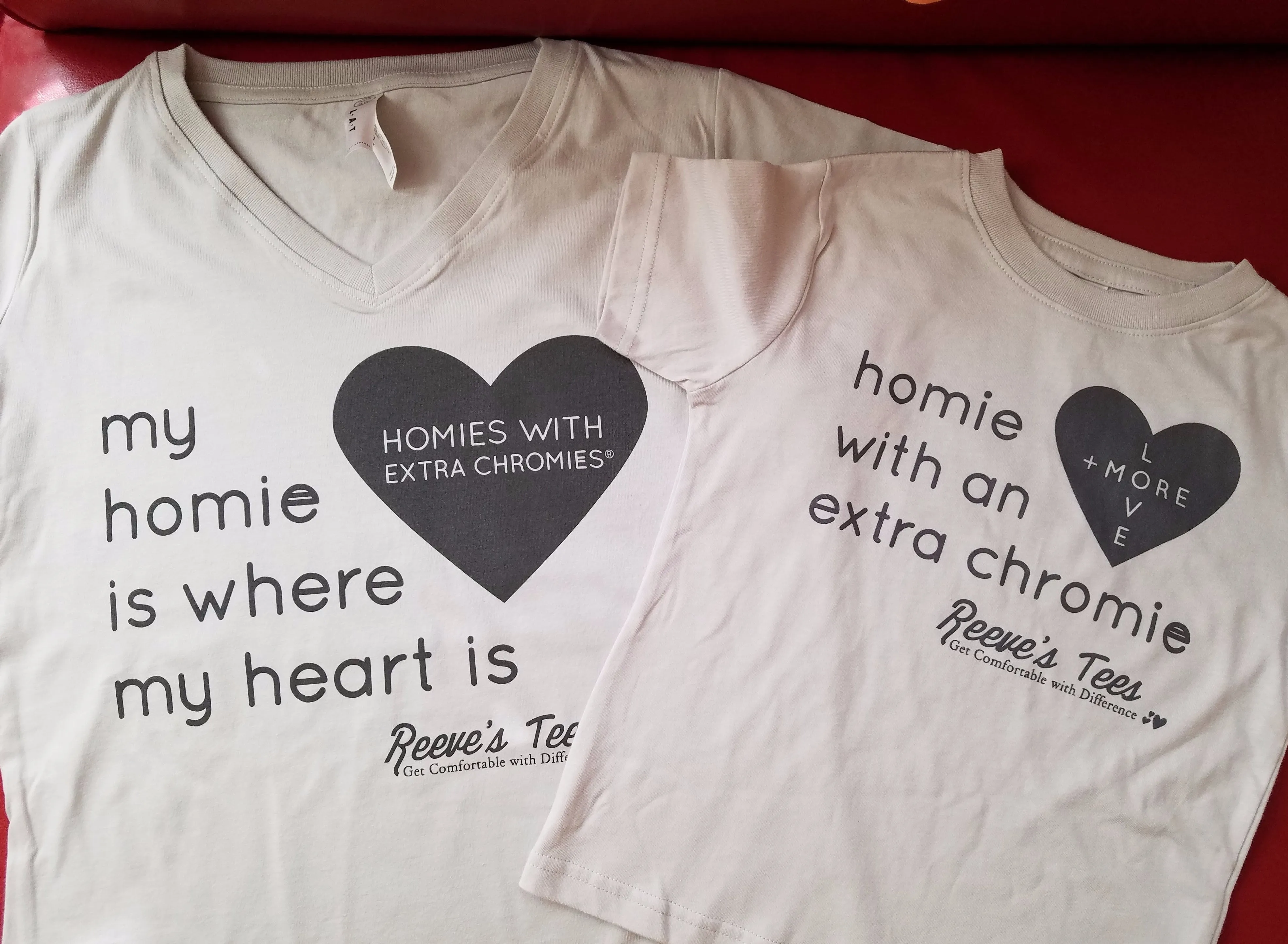 HWEC - Matching Tees - Homie with an Extra Chromie - Toddler, Kids and Adult - For The Homie