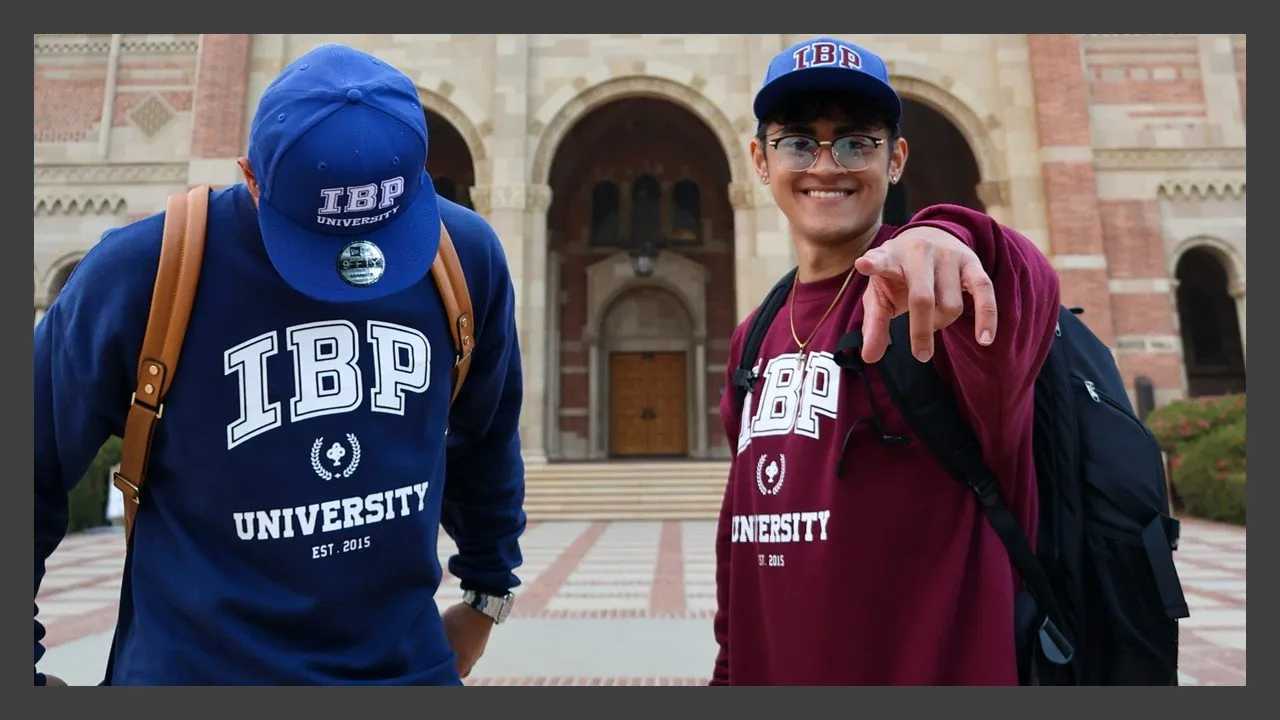 IBP UNIVERSITY -  Premium Cotton NAVY Crewneck sweatshirt