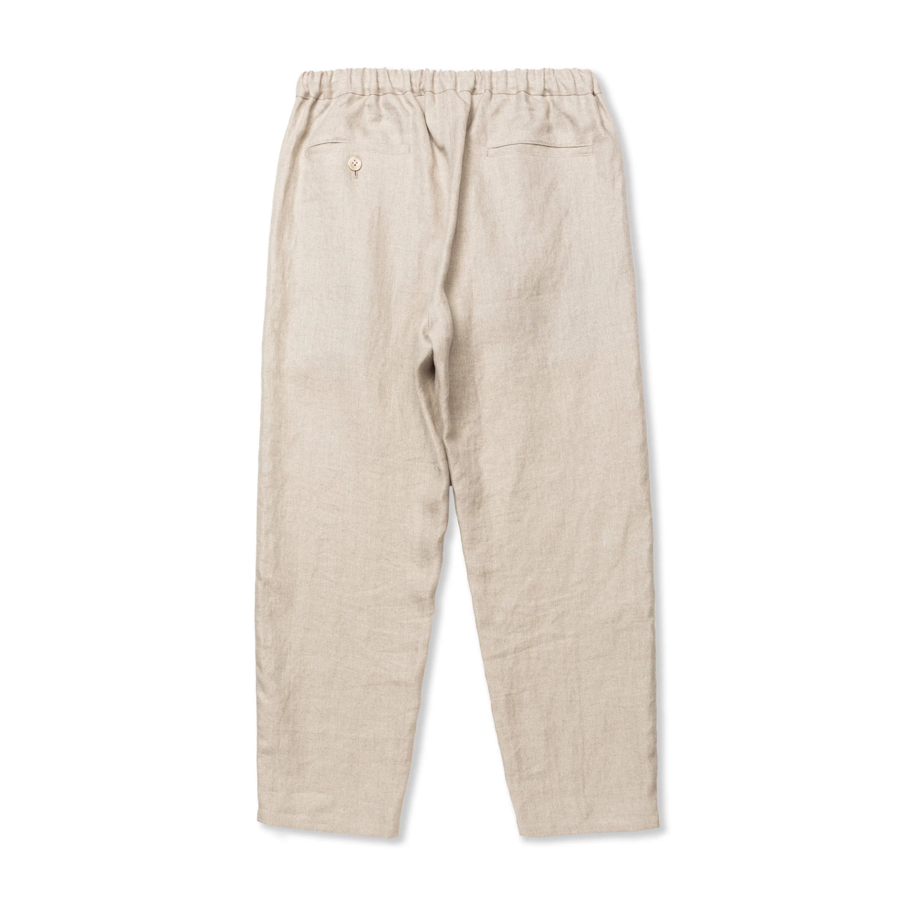 JAPAN LINEN HERRINGBONE EASY SLACKS