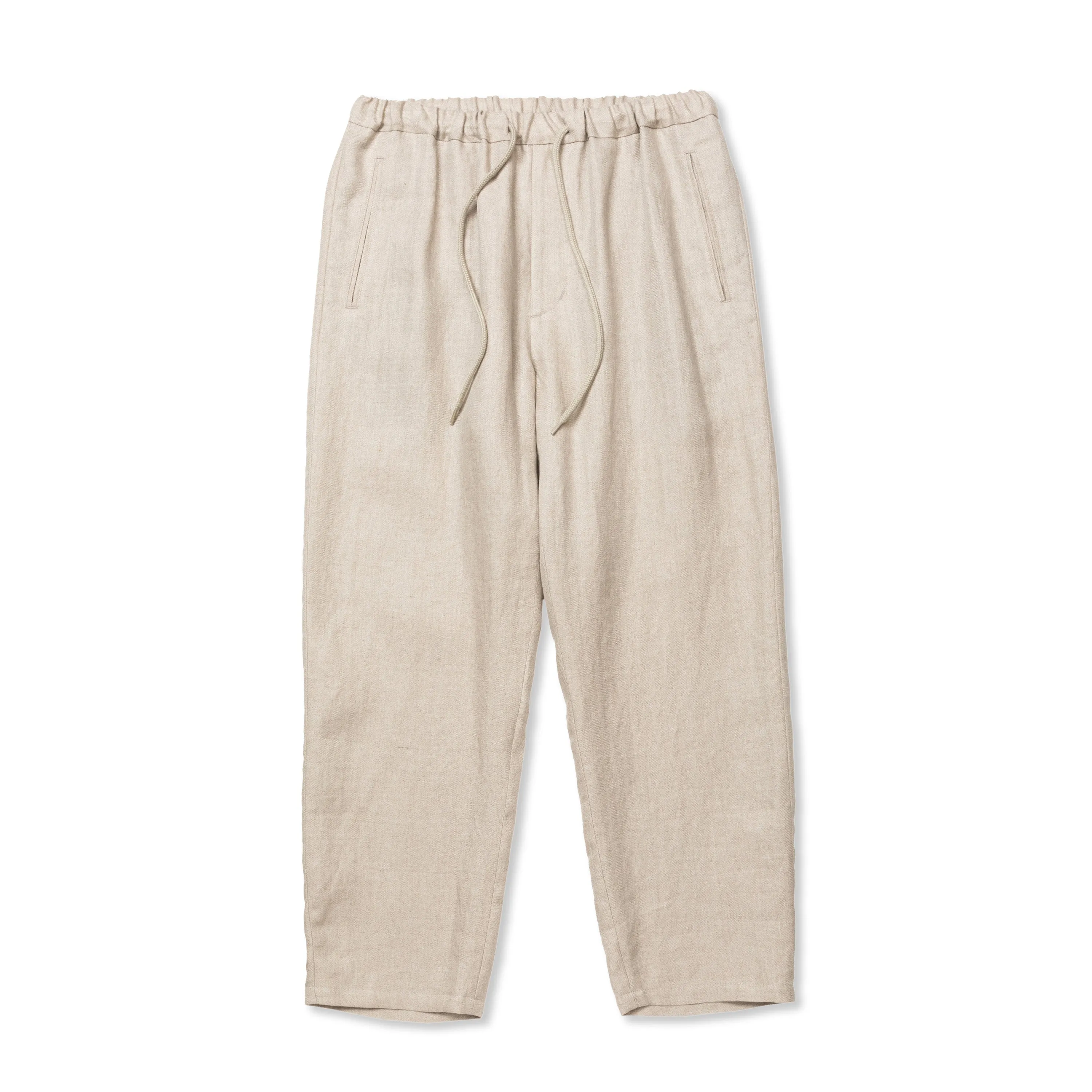 JAPAN LINEN HERRINGBONE EASY SLACKS