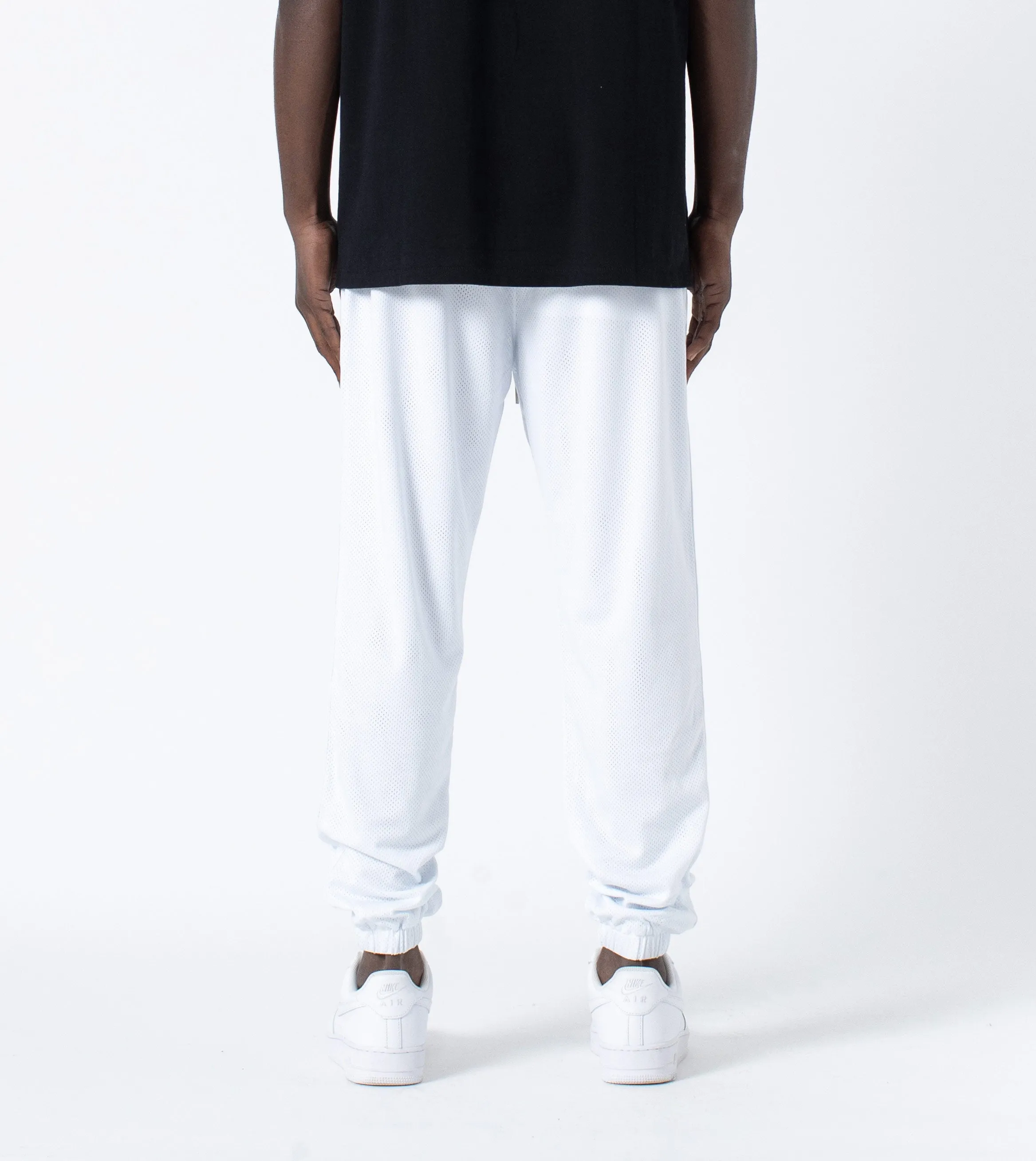 Jumpa Mesh Jogger White