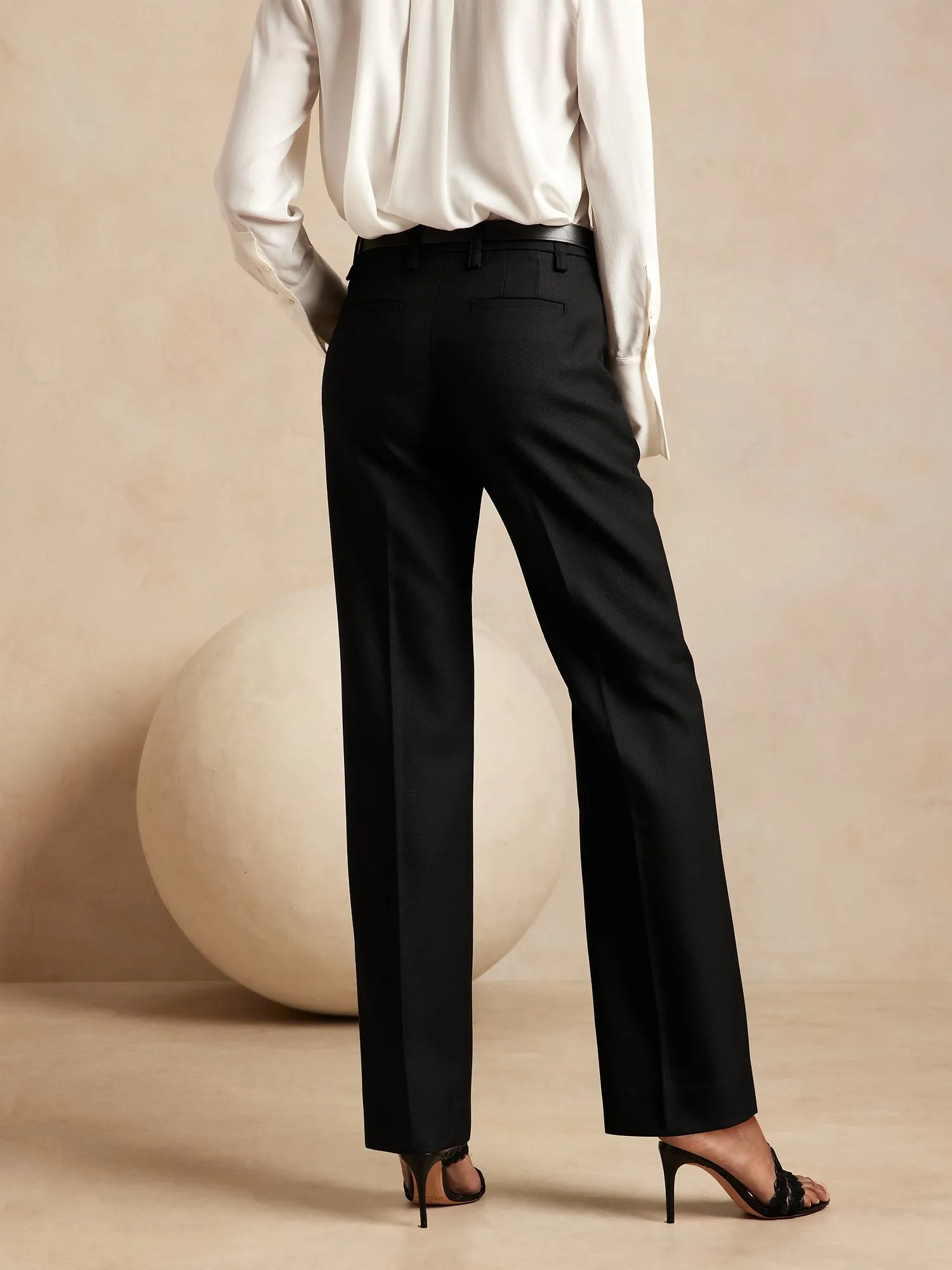 Lido Straight Wool Pant