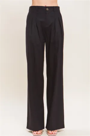 Lori Wide Leg Linen Trouser Pant (Assorted Colors)