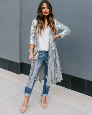 Major Compliments Sequin Duster