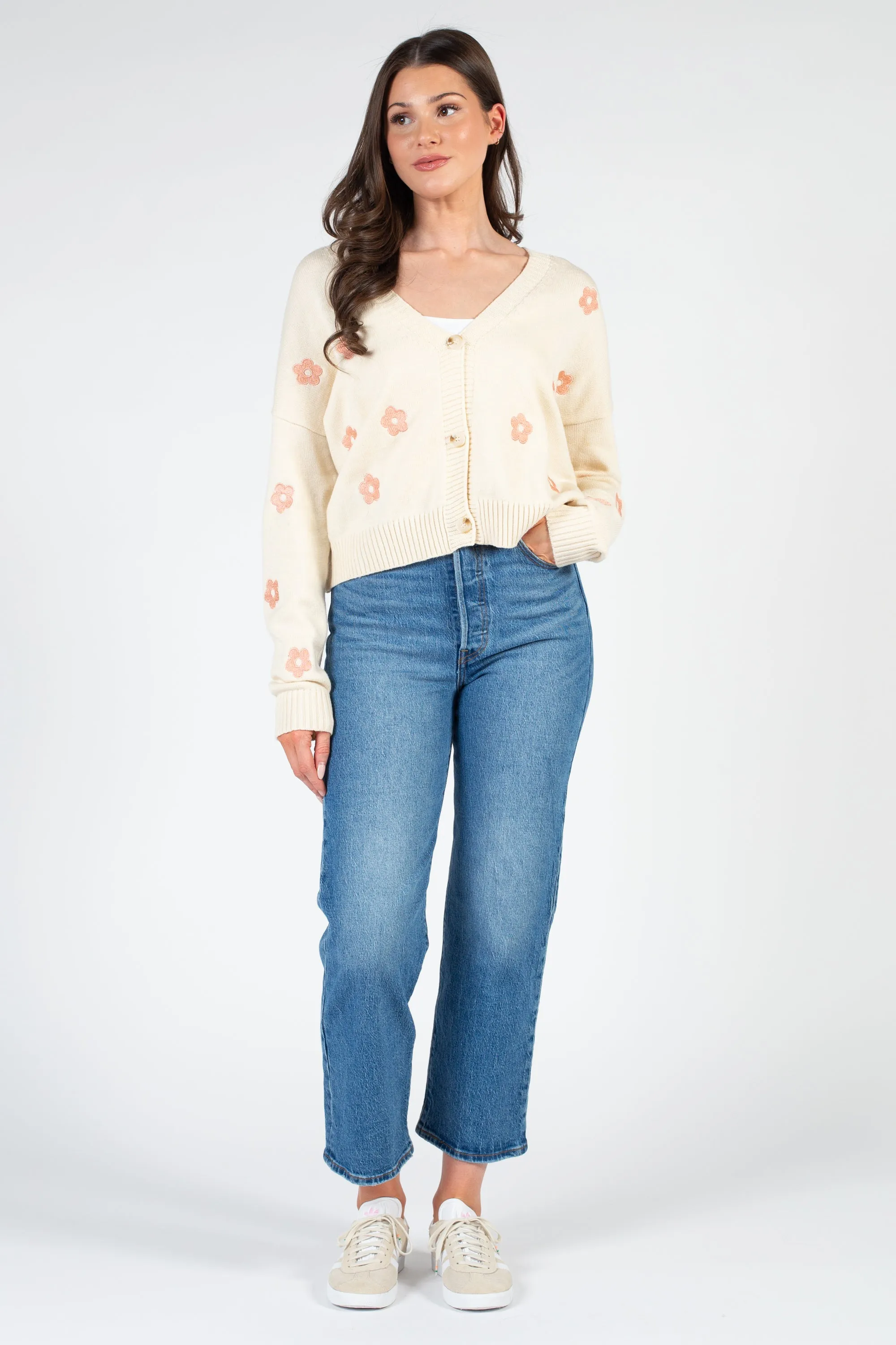 Marigold Floral Cardigan