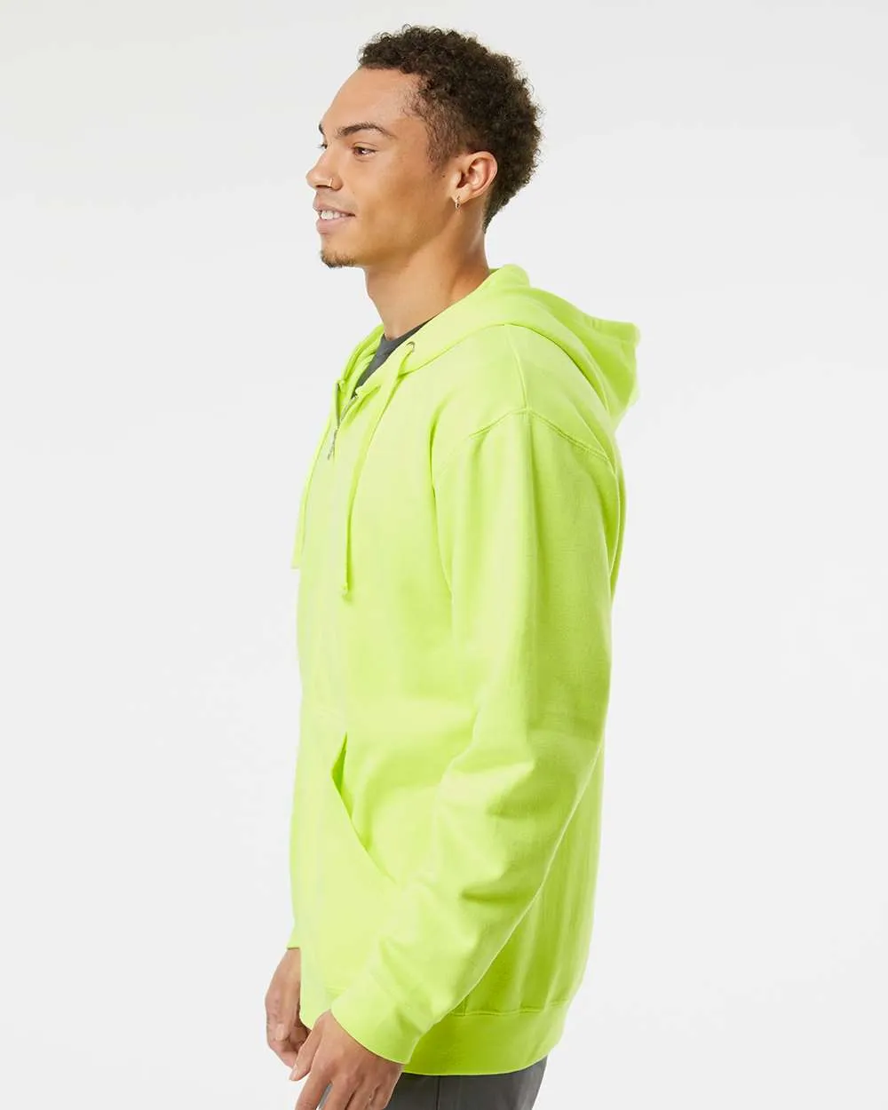 Midweight Full-Zip Hooded Sweatshirt