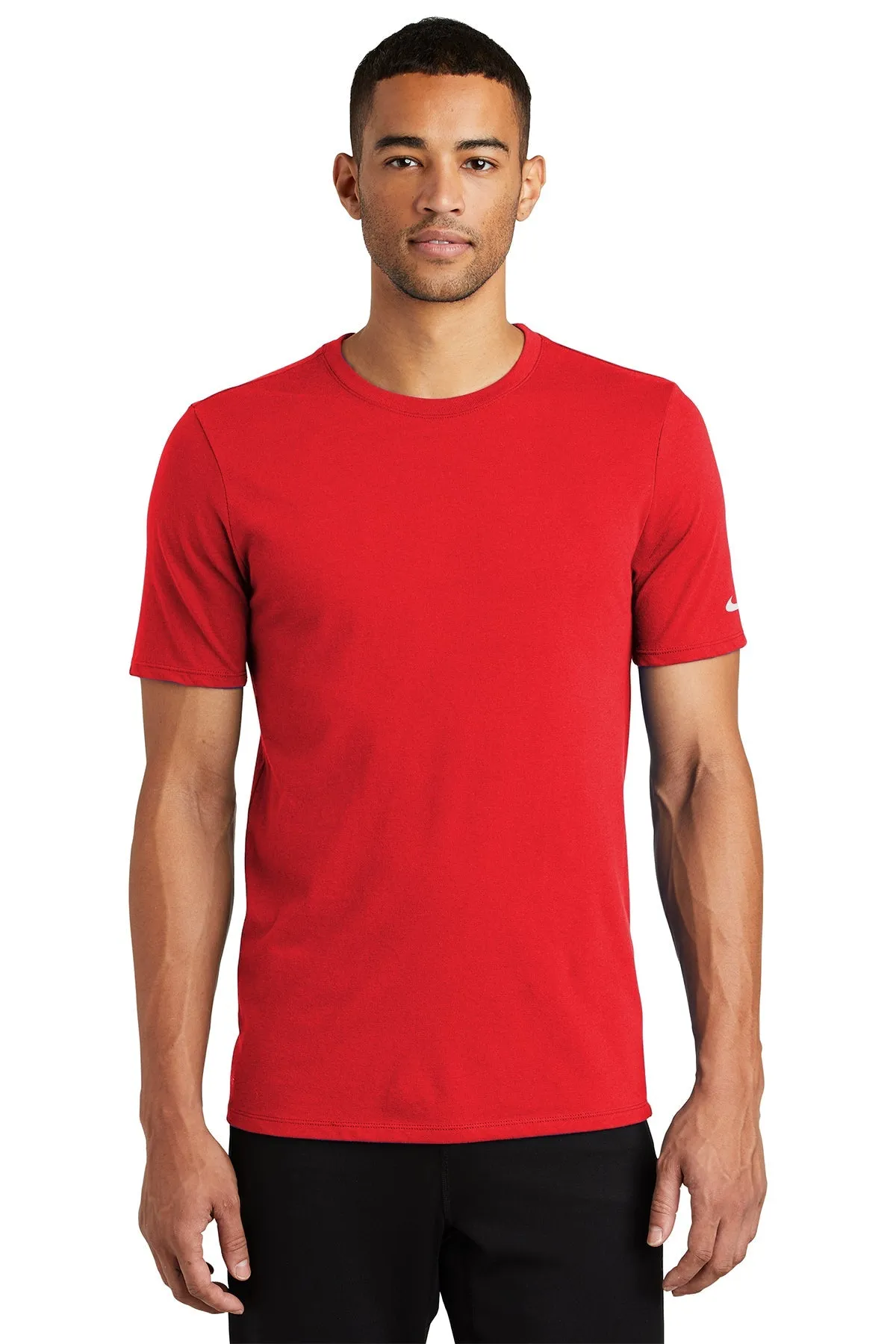 Nike DriFIT Cotton Poly Custom Tees, University Red