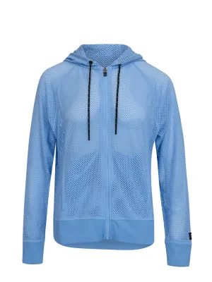 Ozone Mesh Relaxed Full Zip Hoodie