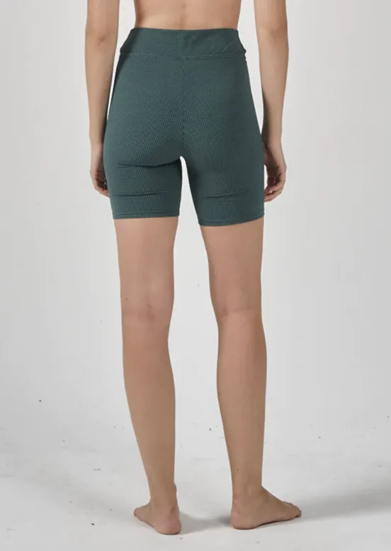 Paradise Code Long Leg Bike Short - Mallard Green