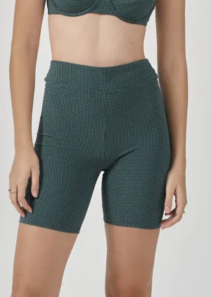 Paradise Code Long Leg Bike Short - Mallard Green