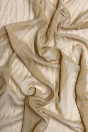 Prairie Sand Silk Heavy Crinkled Chiffon HCD-033 Fabric