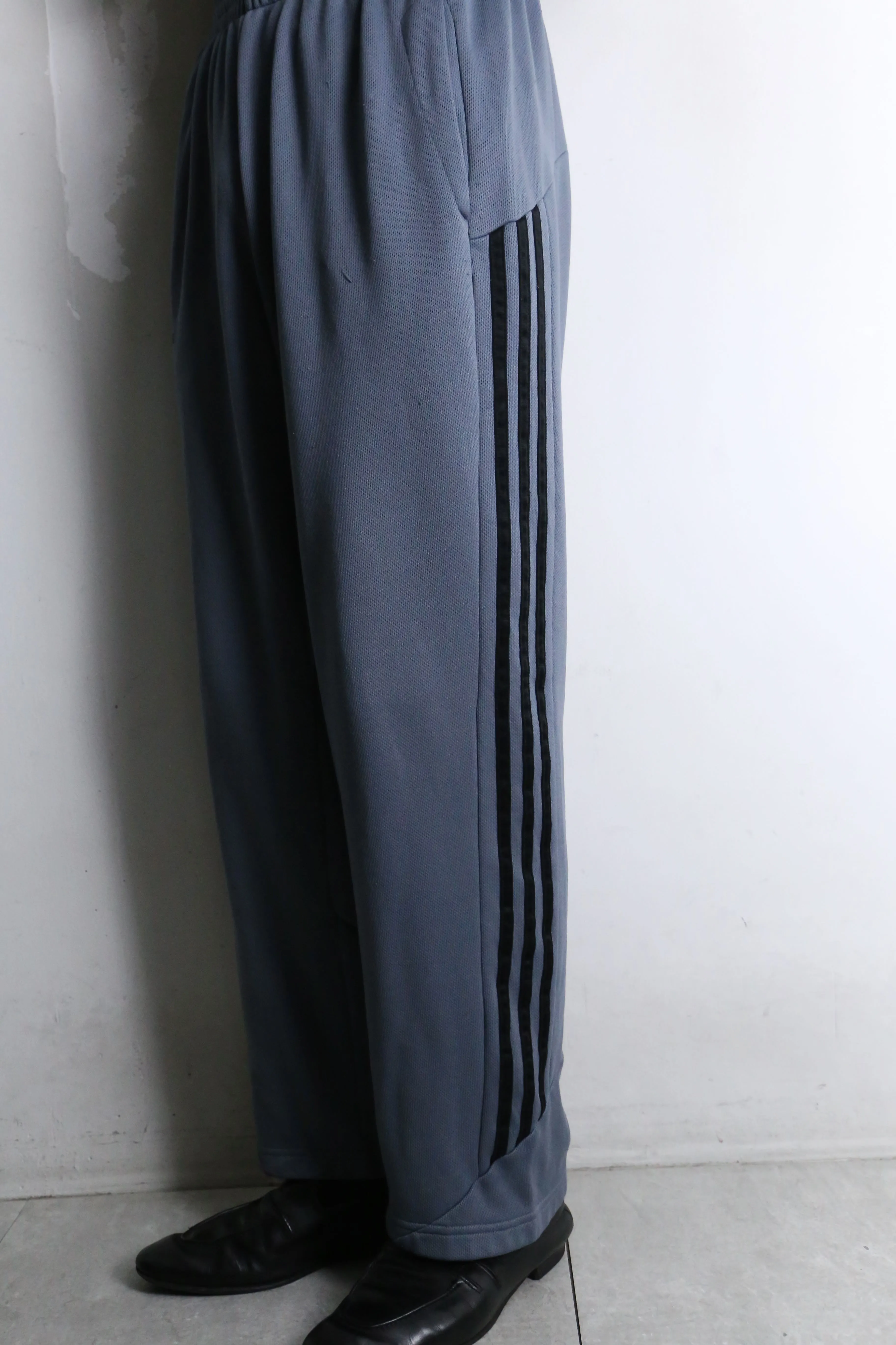 "adidas" light gray color track pants