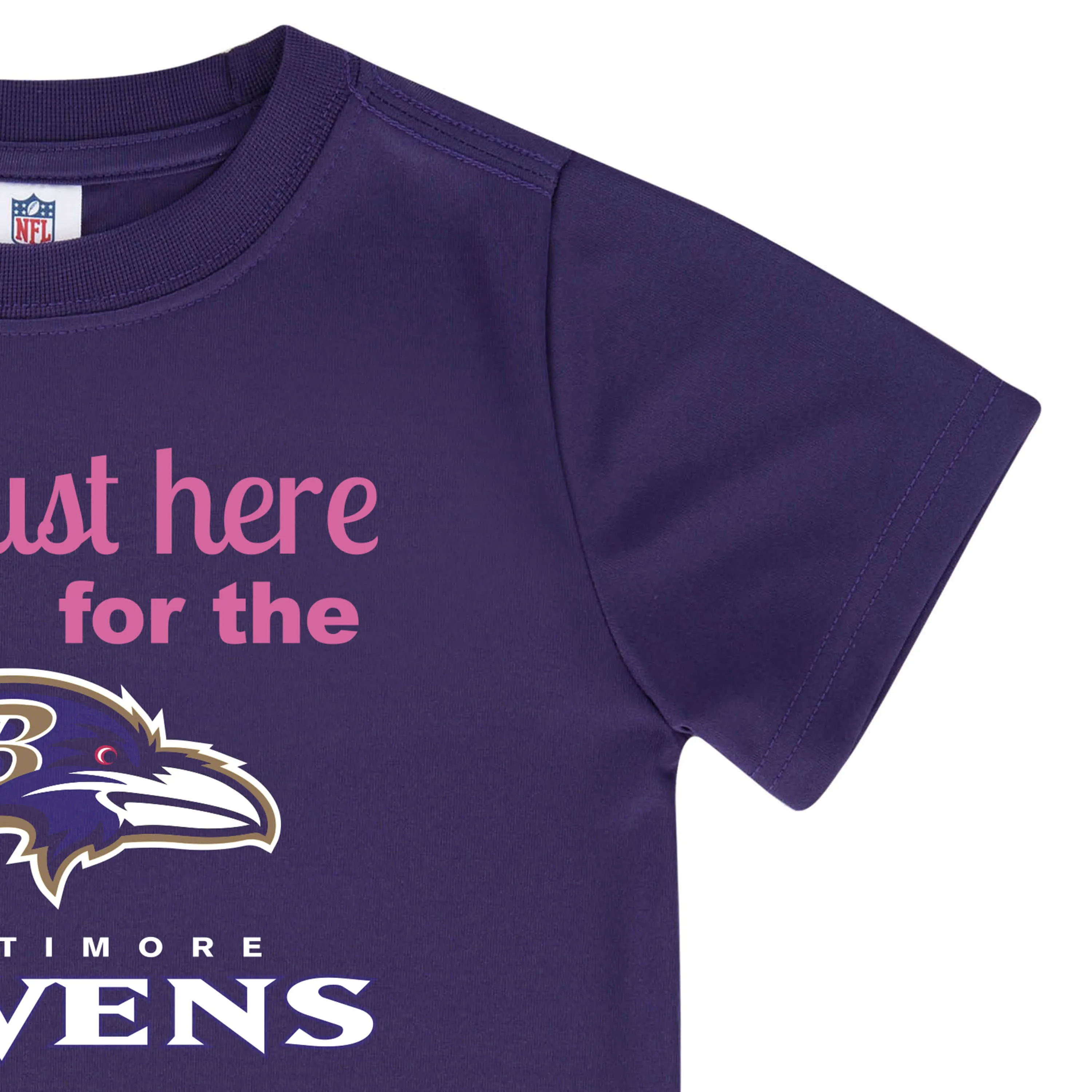 Ravens Girls Short Sleeve Tee