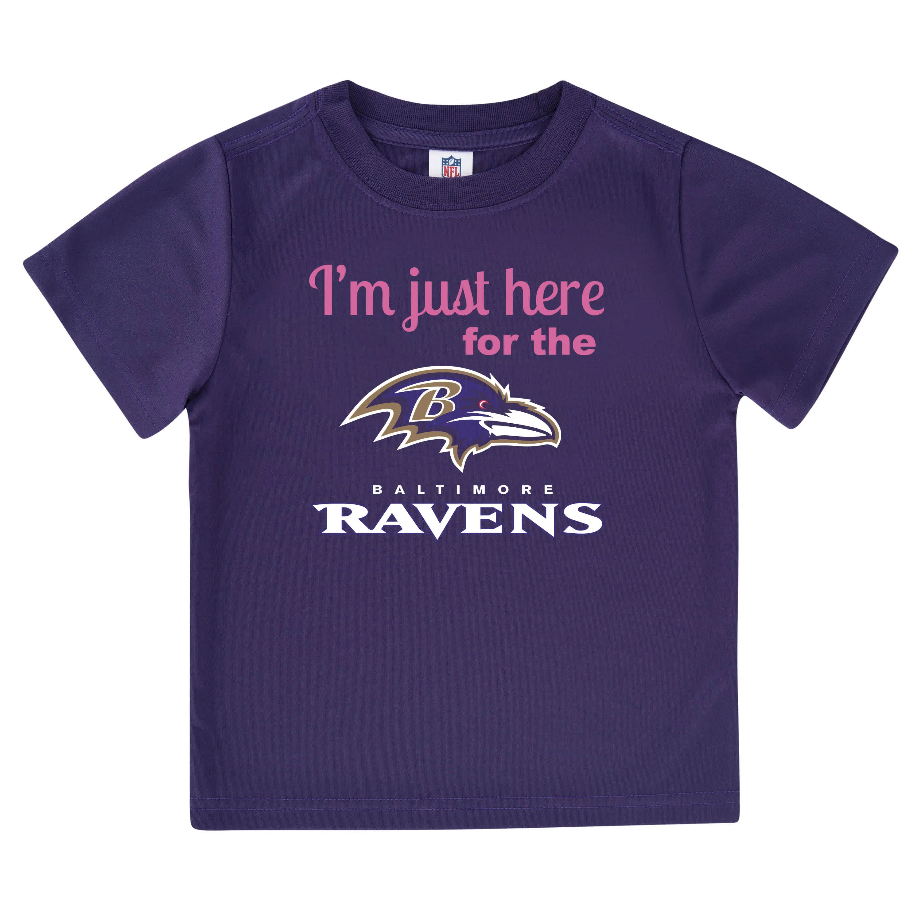 Ravens Girls Short Sleeve Tee