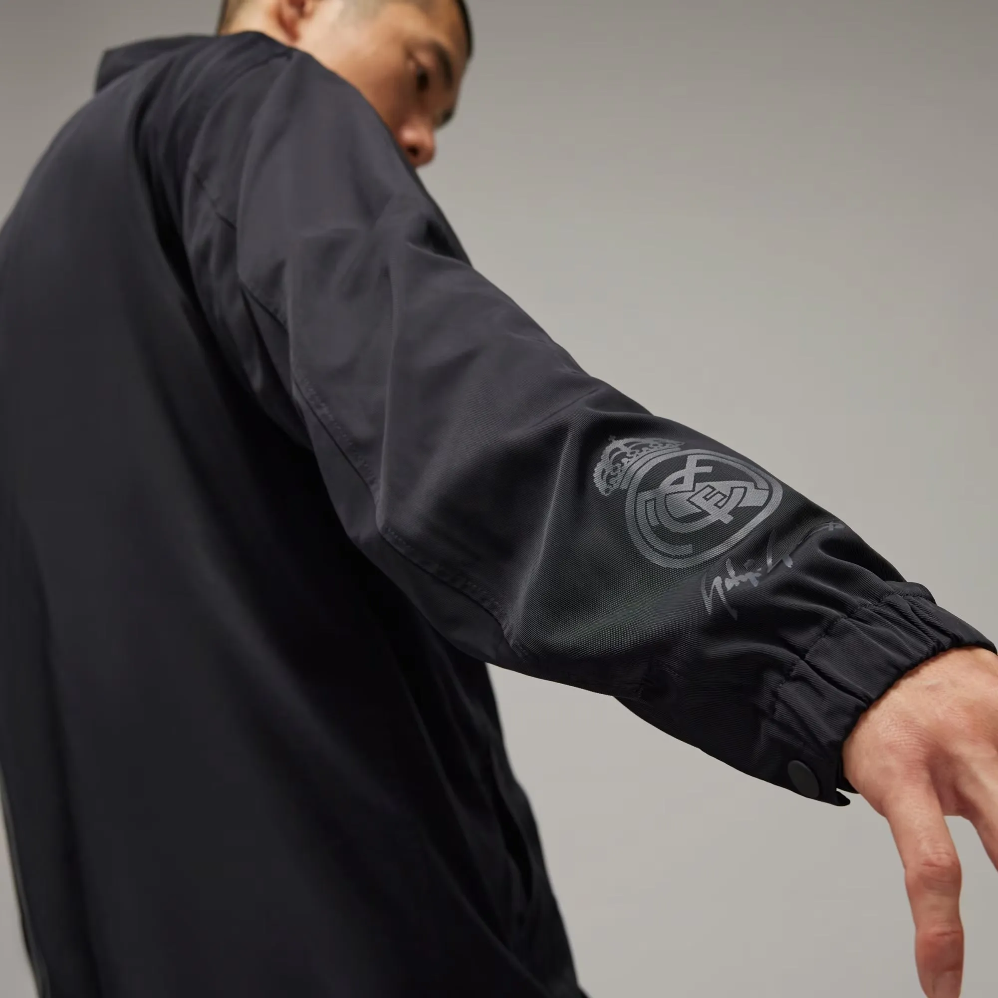 Real Madrid Coach Jacket - Black