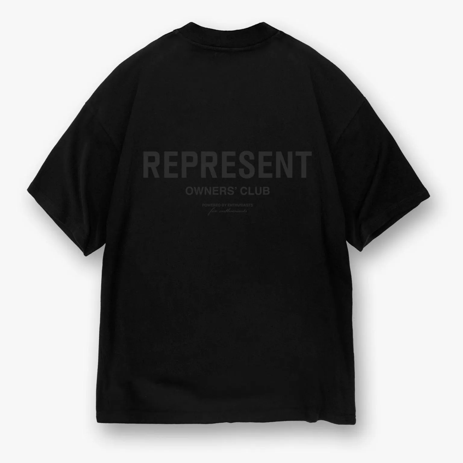 Represent Owners Club Logo Tee Black Reflective