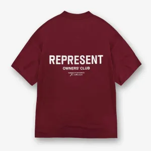 Represent Owners Club Logo Tee Maroon