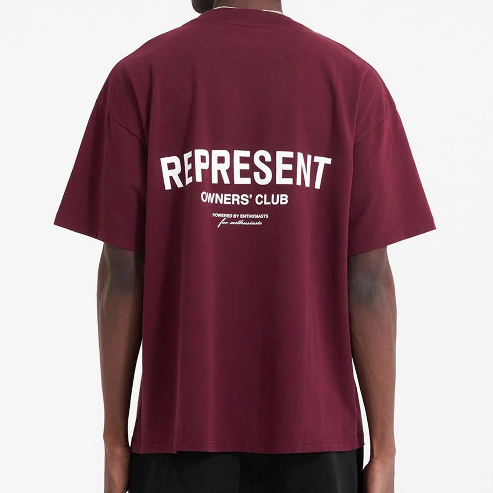 Represent Owners Club Logo Tee Maroon