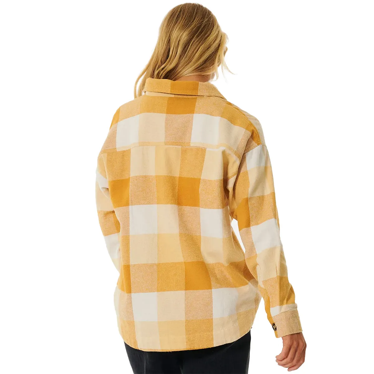 Rip Curl Women's La Isla Long Sleeve Button-Up Flannel Shirt