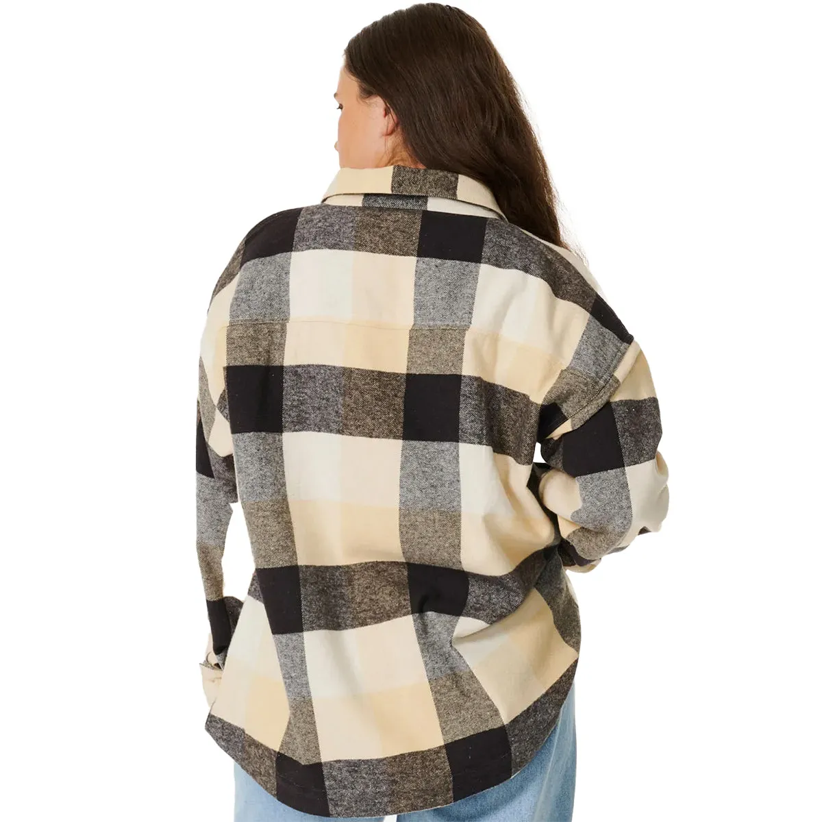 Rip Curl Women's La Isla Long Sleeve Button-Up Flannel Shirt