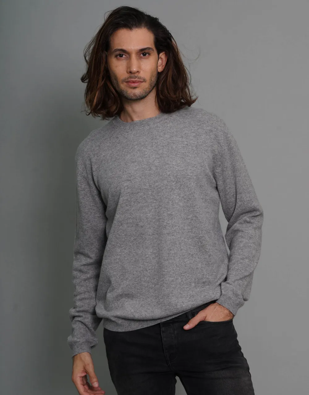 Round Neck Pullover in Derby