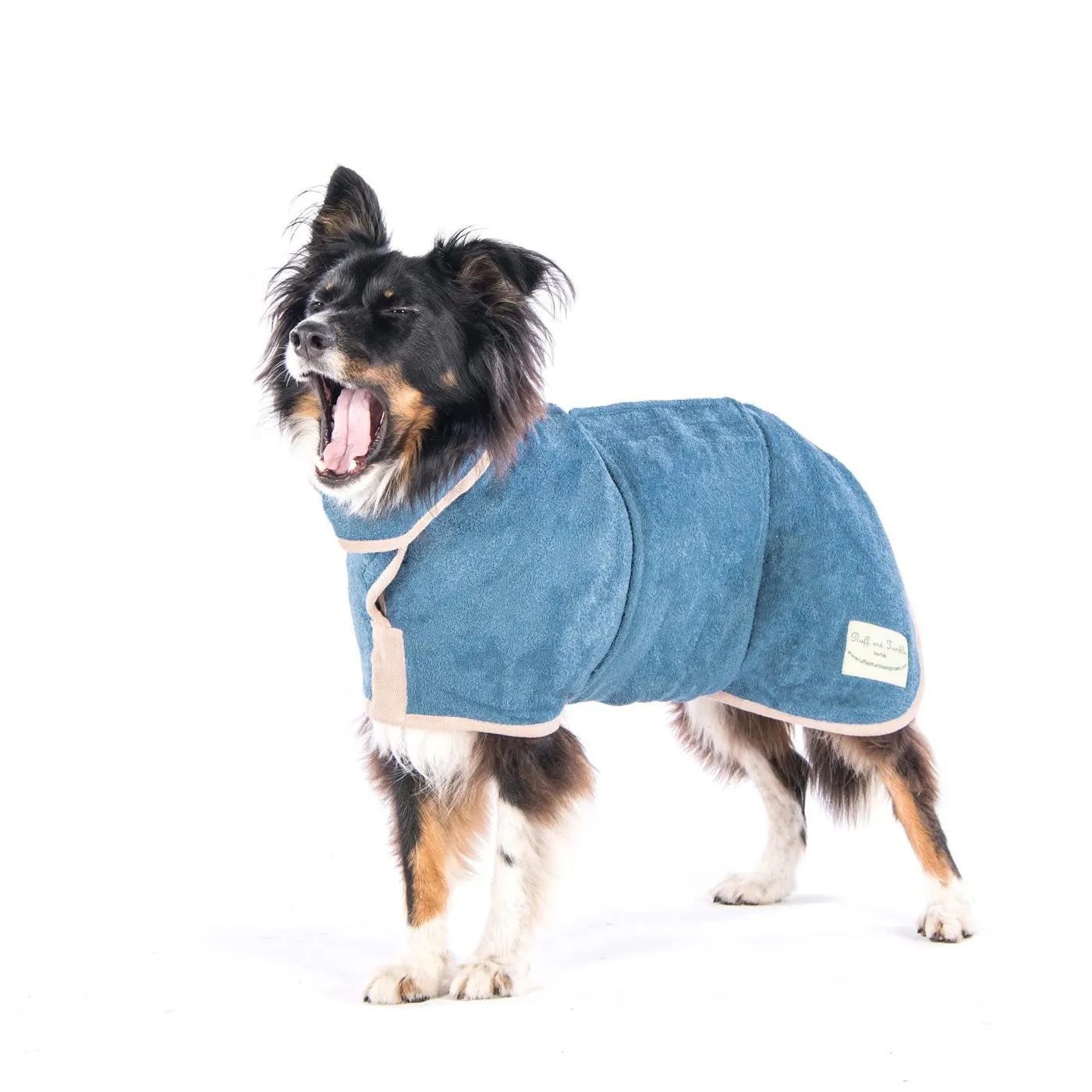 Ruff and Tumble Classic Sandringham Blue Drying Coat