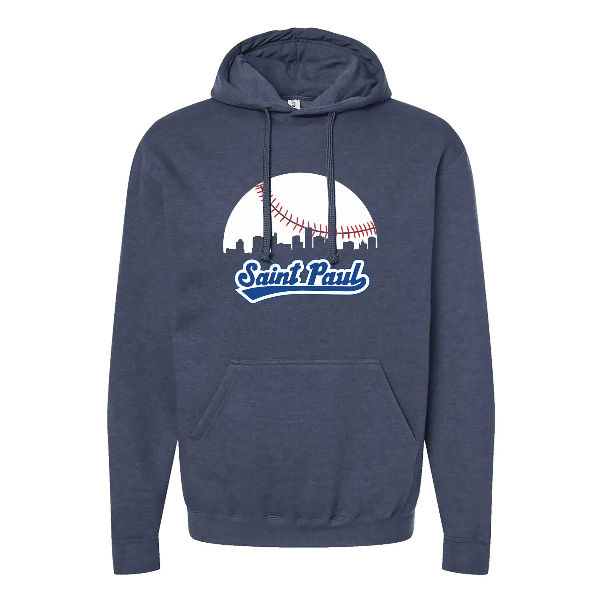 Saint Paul Baseball Skyline Minnesota Hoodie