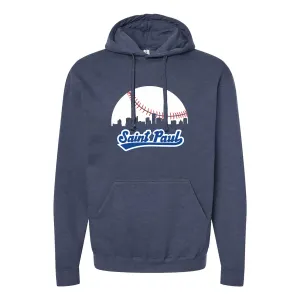 Saint Paul Baseball Skyline Minnesota Hoodie