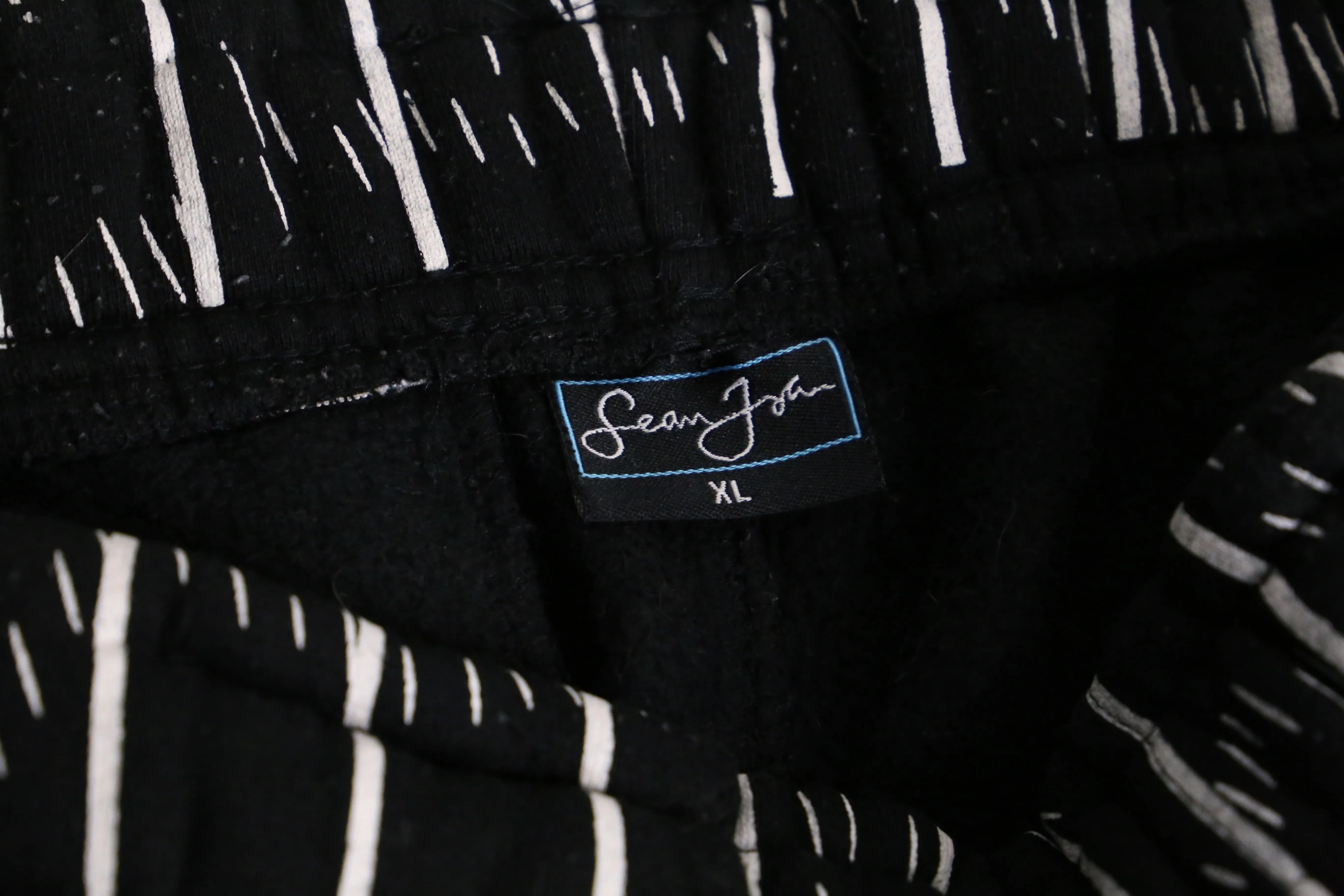 “Sean John” monotone stripe  pattern loose sweat pants