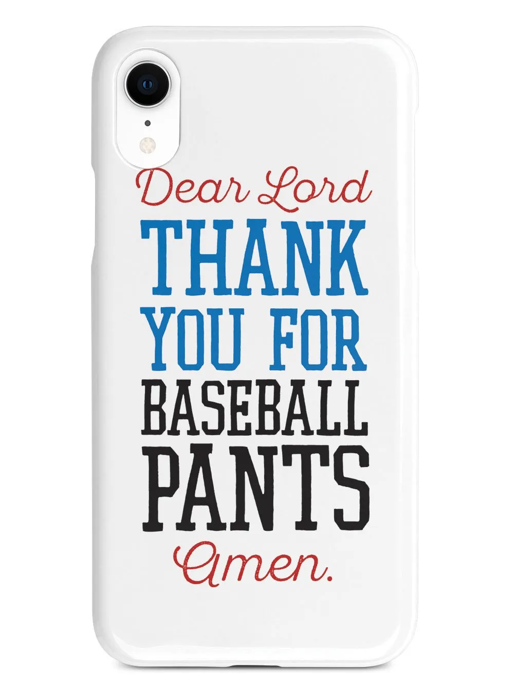 Thank You For Baseball Pants - Baseball Case