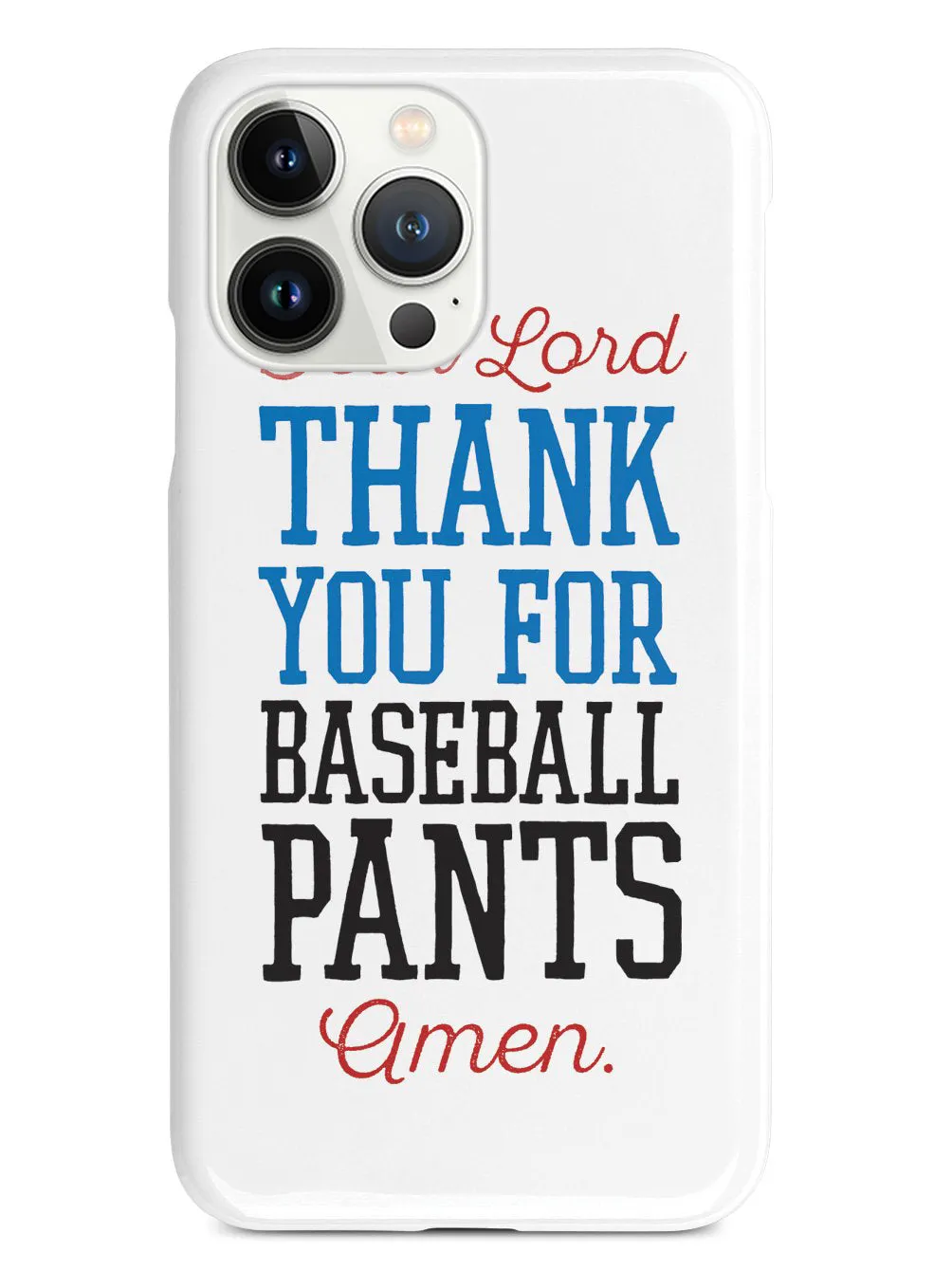 Thank You For Baseball Pants - Baseball Case