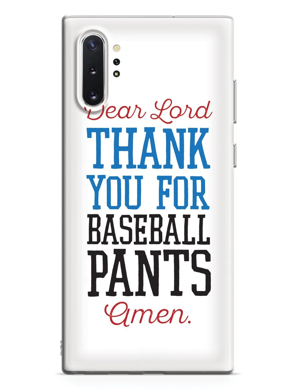 Thank You For Baseball Pants - Baseball Case