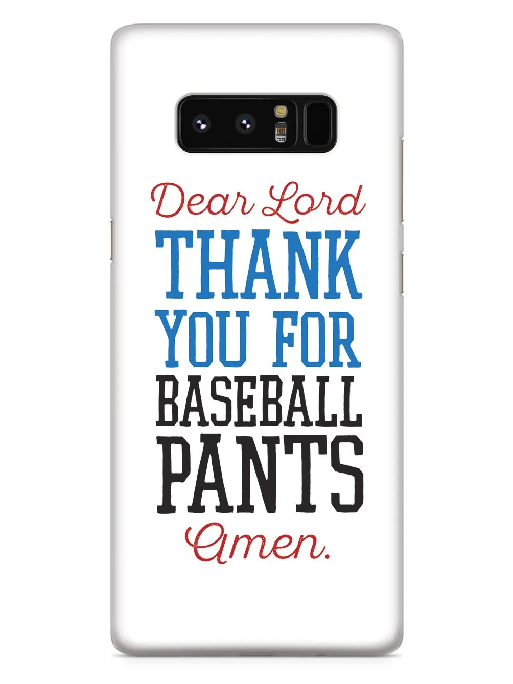 Thank You For Baseball Pants - Baseball Case