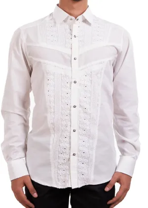 White Breeze Cotton Lace Shirt