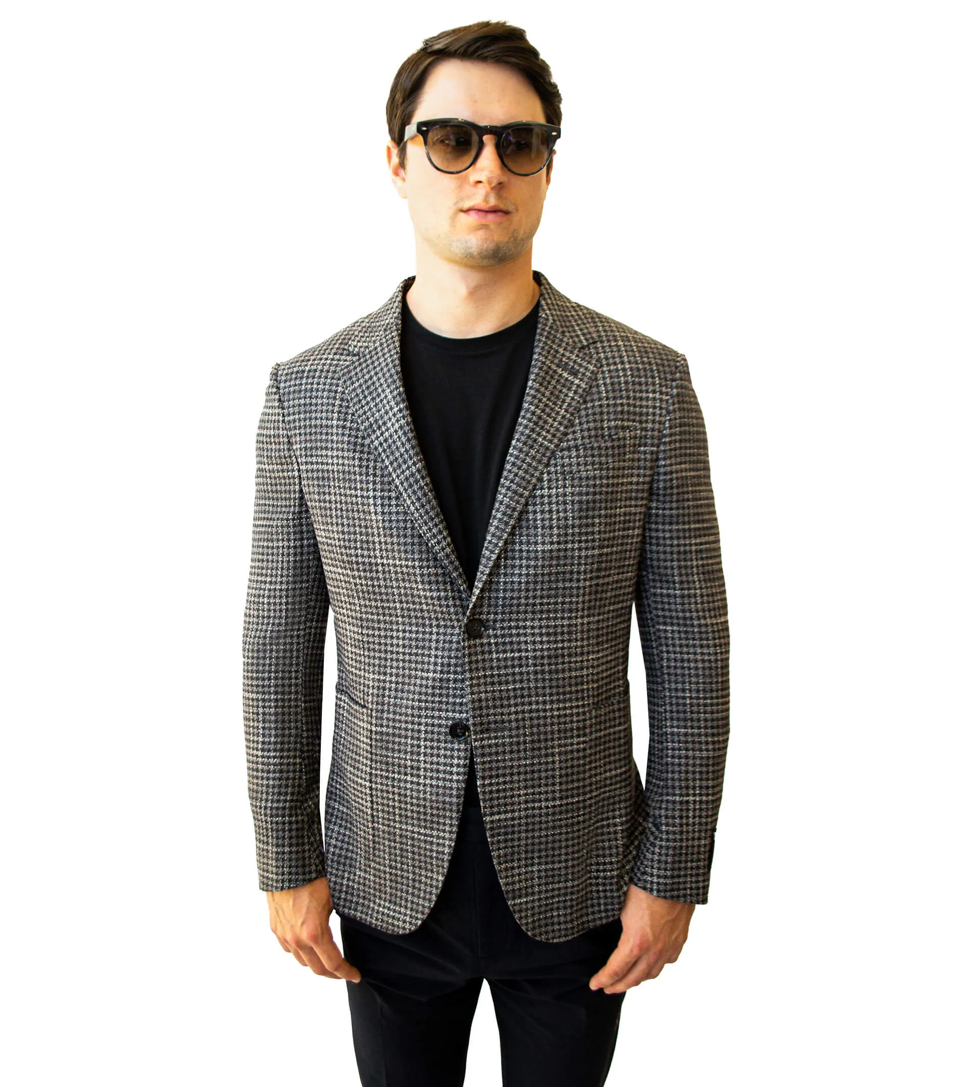 ZEGNA Houndstooth Check Sport Coat